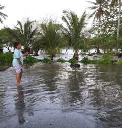 Kleine Inselstaaten King Tide